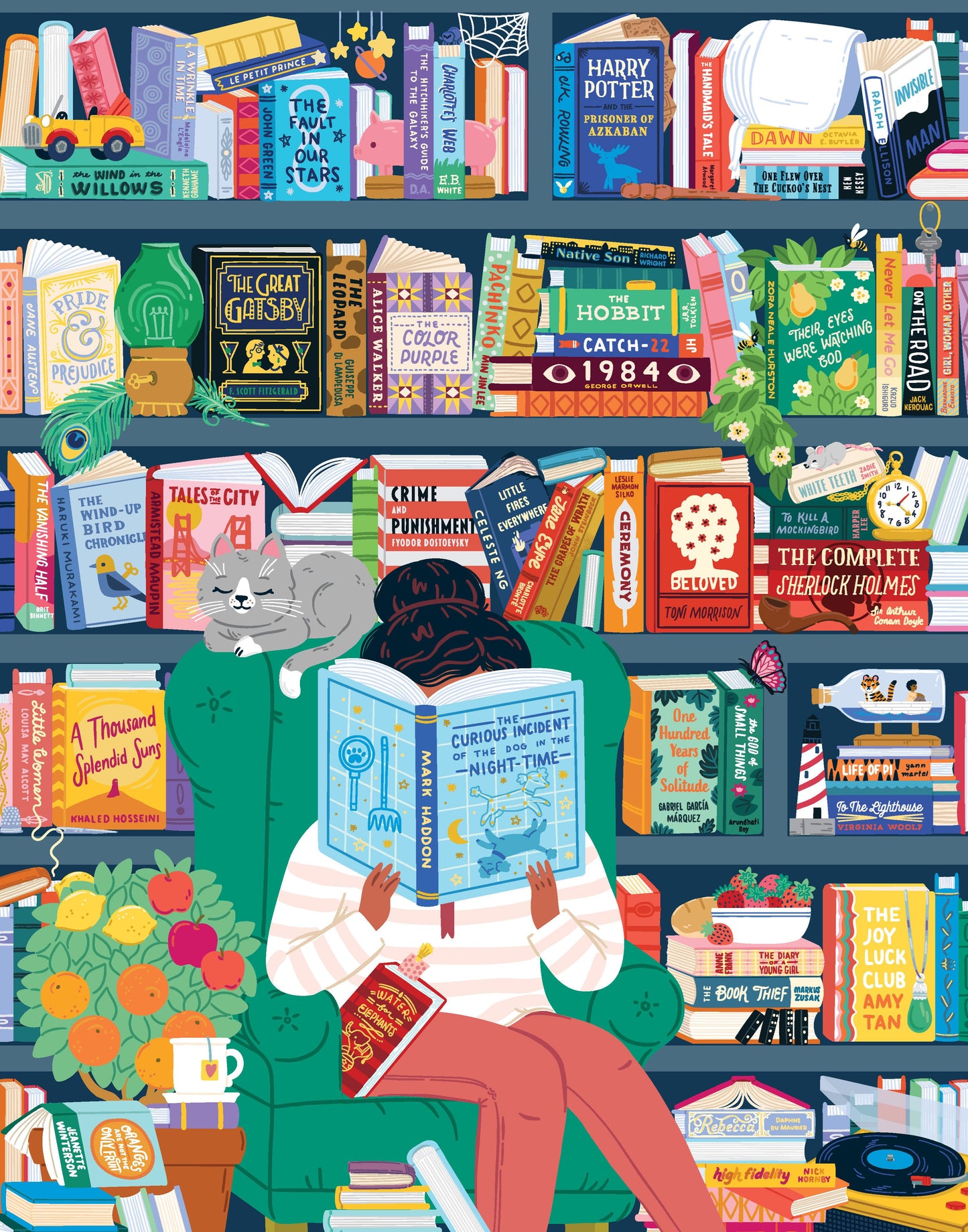 Books Bucket List Jigsaw Puzzle
