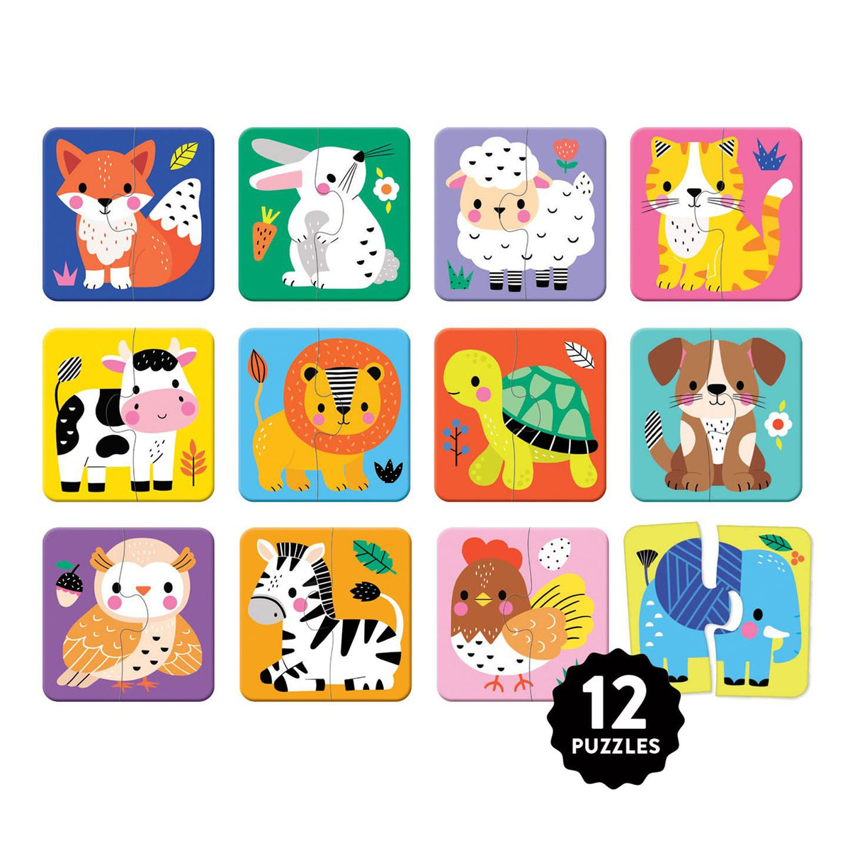 Match Up Puzzles: My First Animals