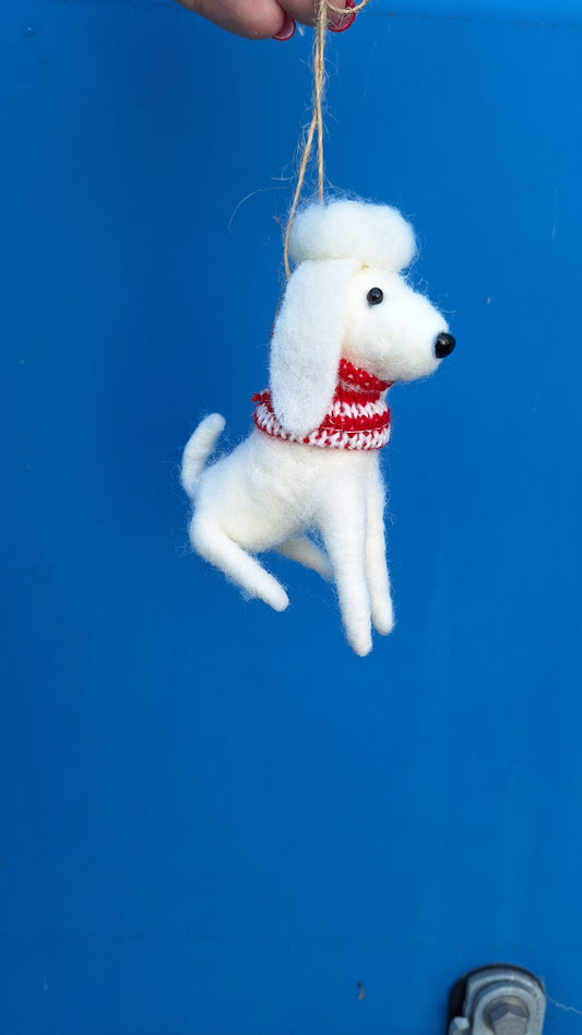 Dog in a Jumper Christmas Decoration