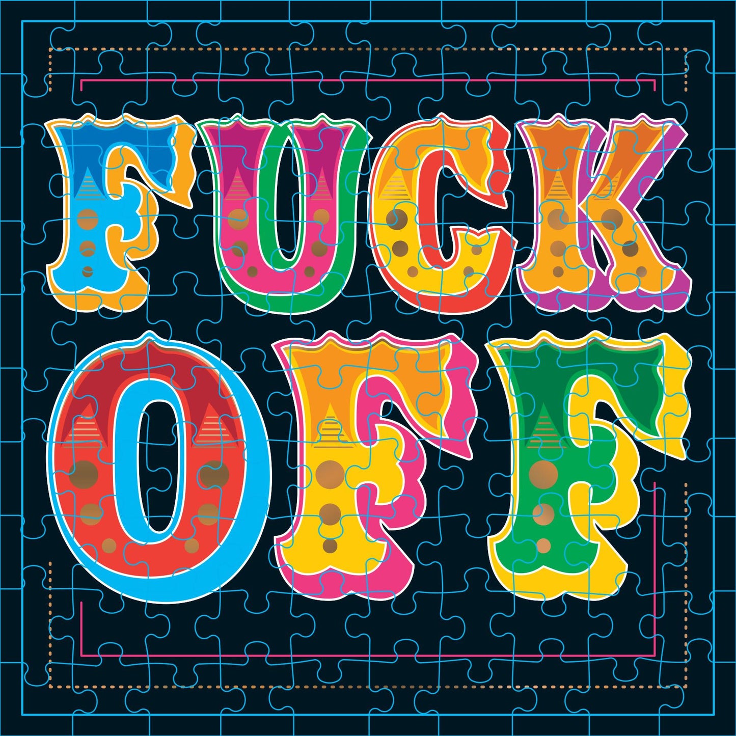 Fuck Off 100 Piece Jigsaw Puzzle