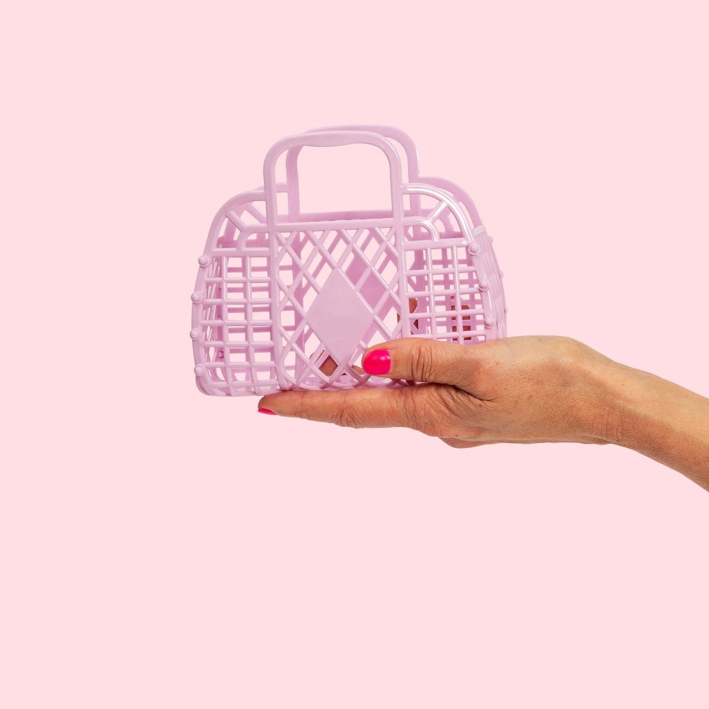 Retro Basket Jelly Bag - Mini Lilac