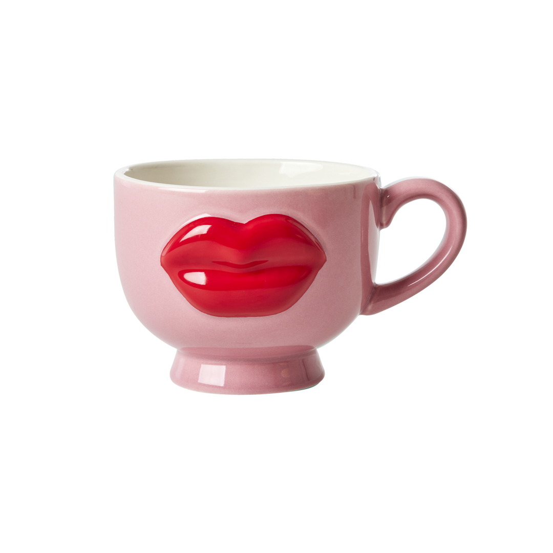 Ceramic Mug - Lips - Pink