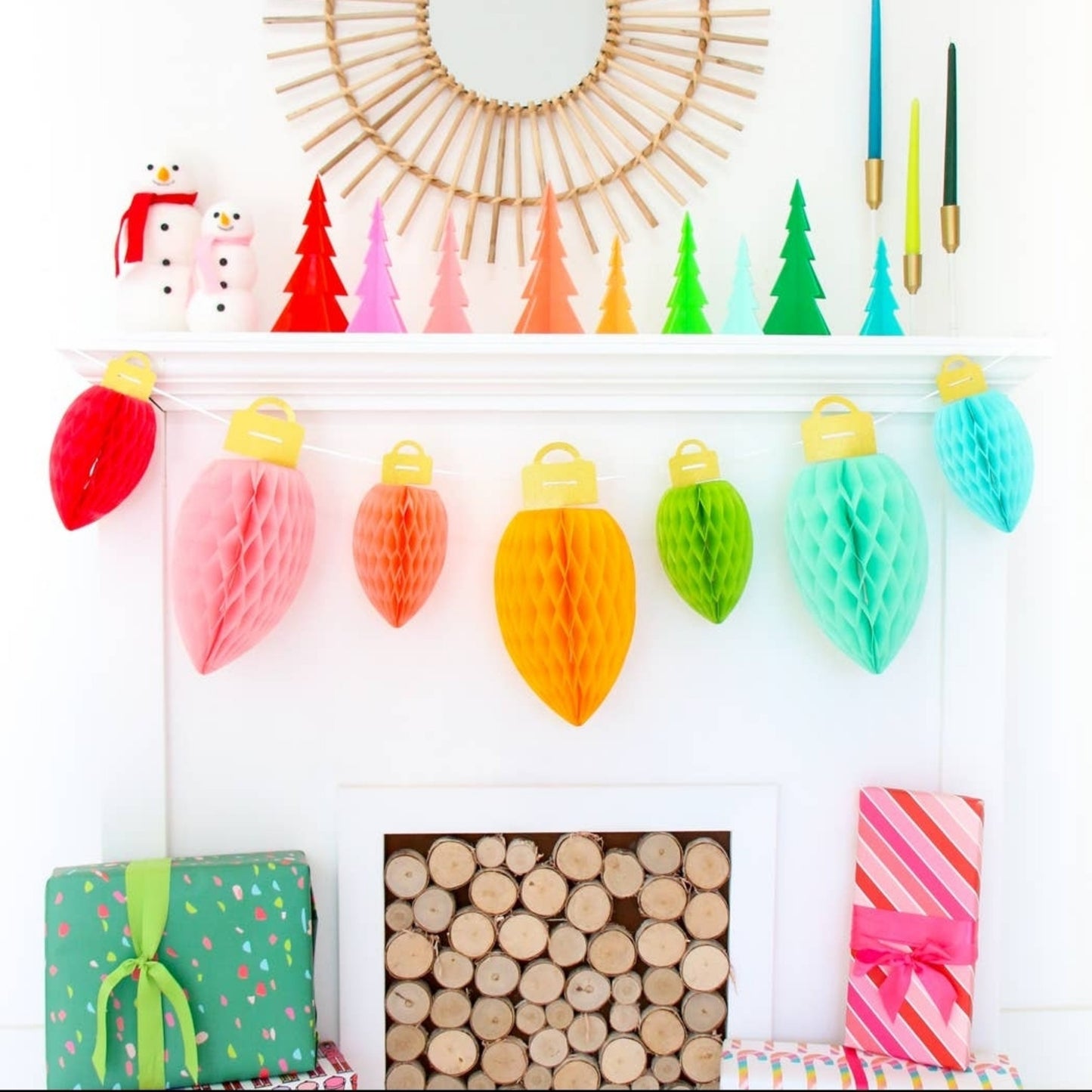 Honeycomb Bulb Decorations