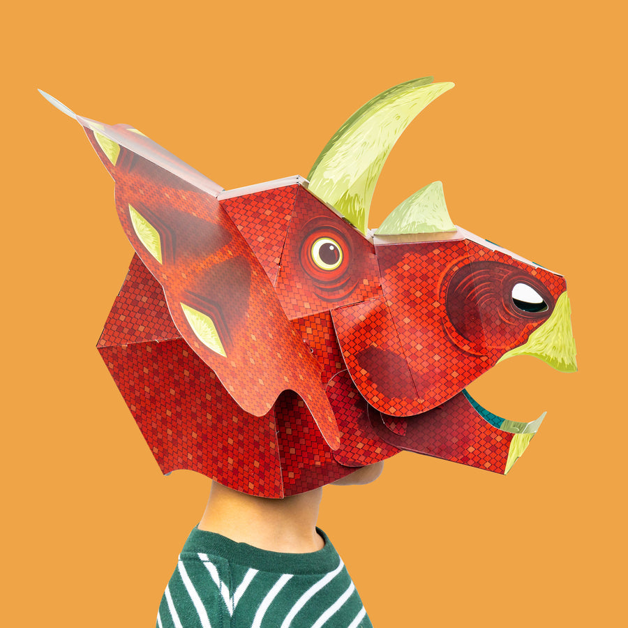 Make your own Triceratops Mask
