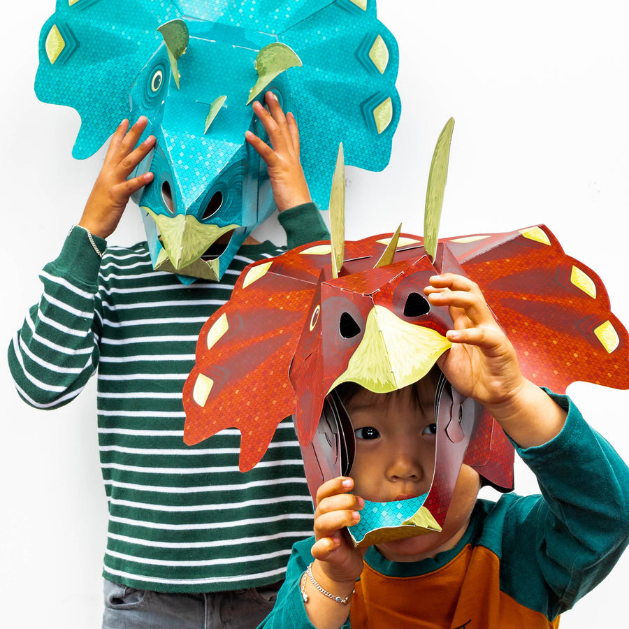 Make your own Triceratops Mask