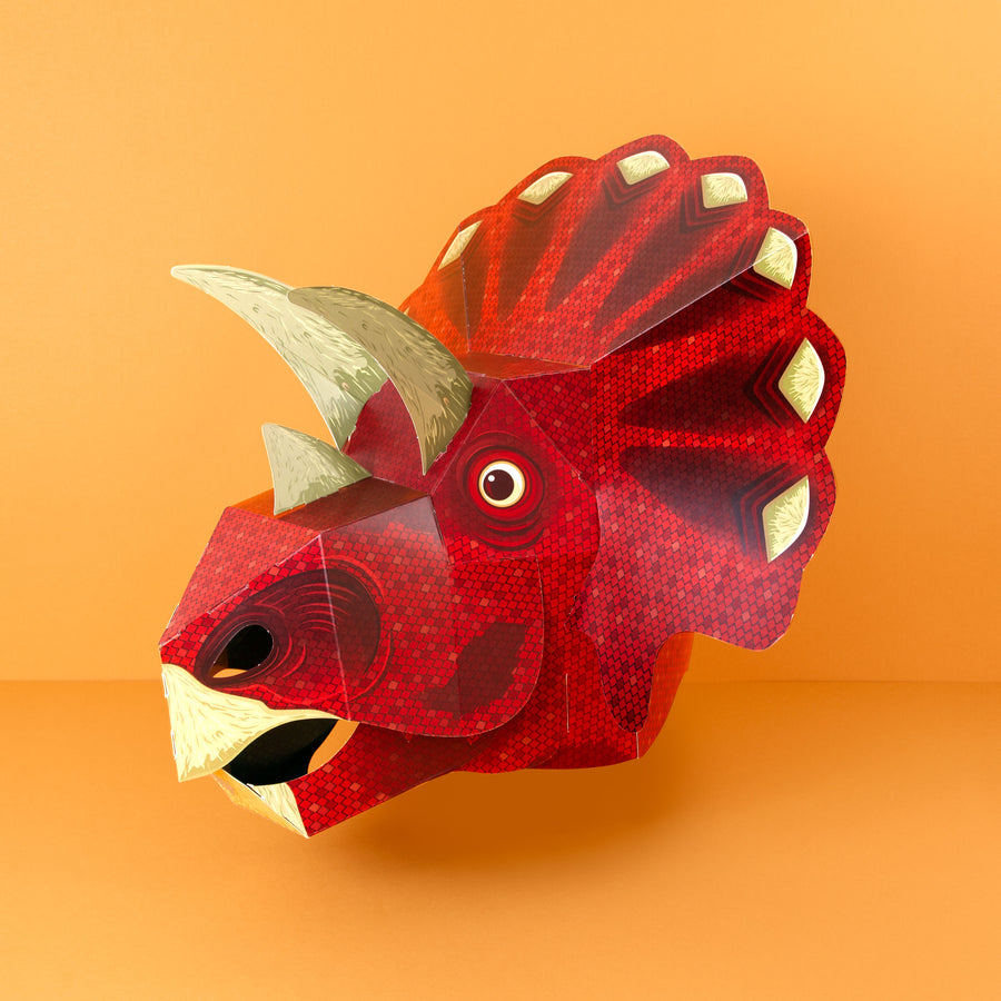 Make your own Triceratops Mask