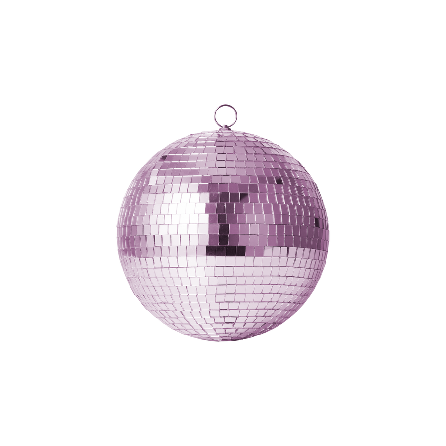 Medium Round Disco Ball - Soft Pink