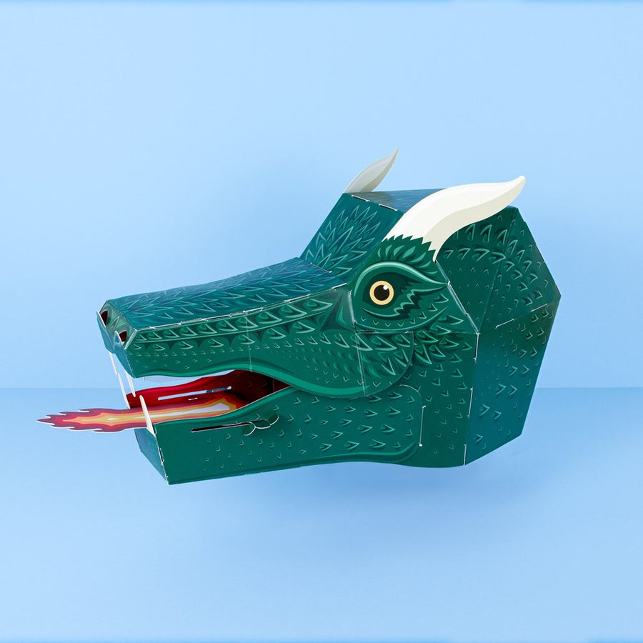 Make your own Fire - Breathing Dragon Mask
