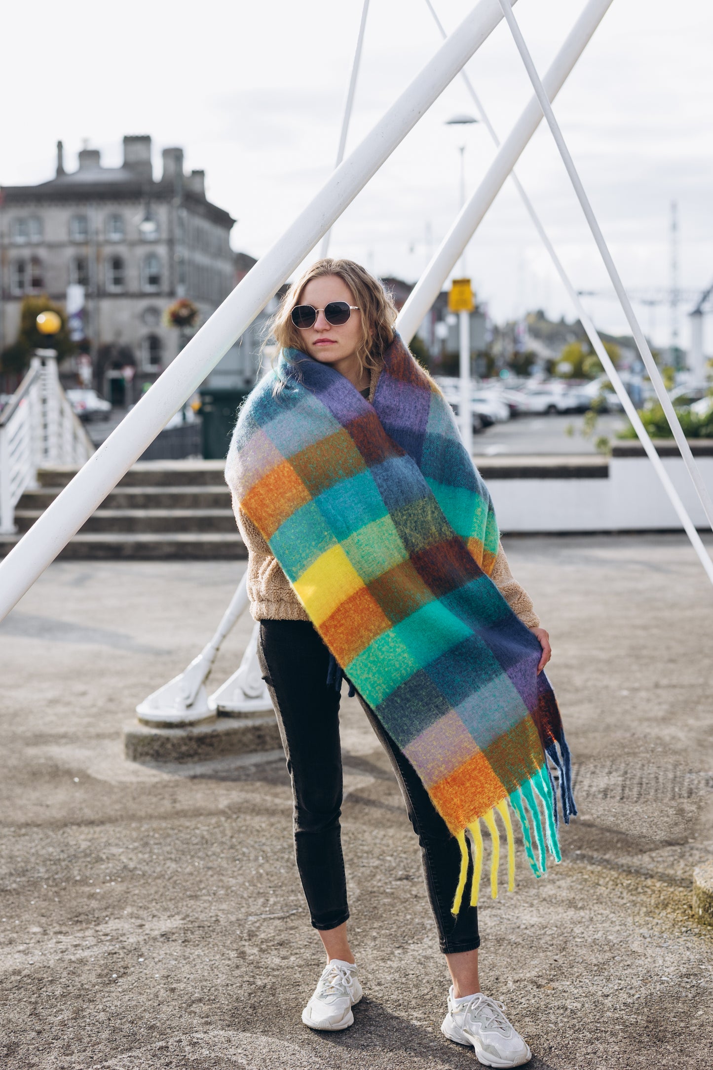 Super Soft Chunky Scarf with Tassels