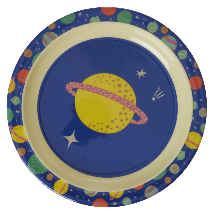 Melamine Lunch Plate - Galaxy Print