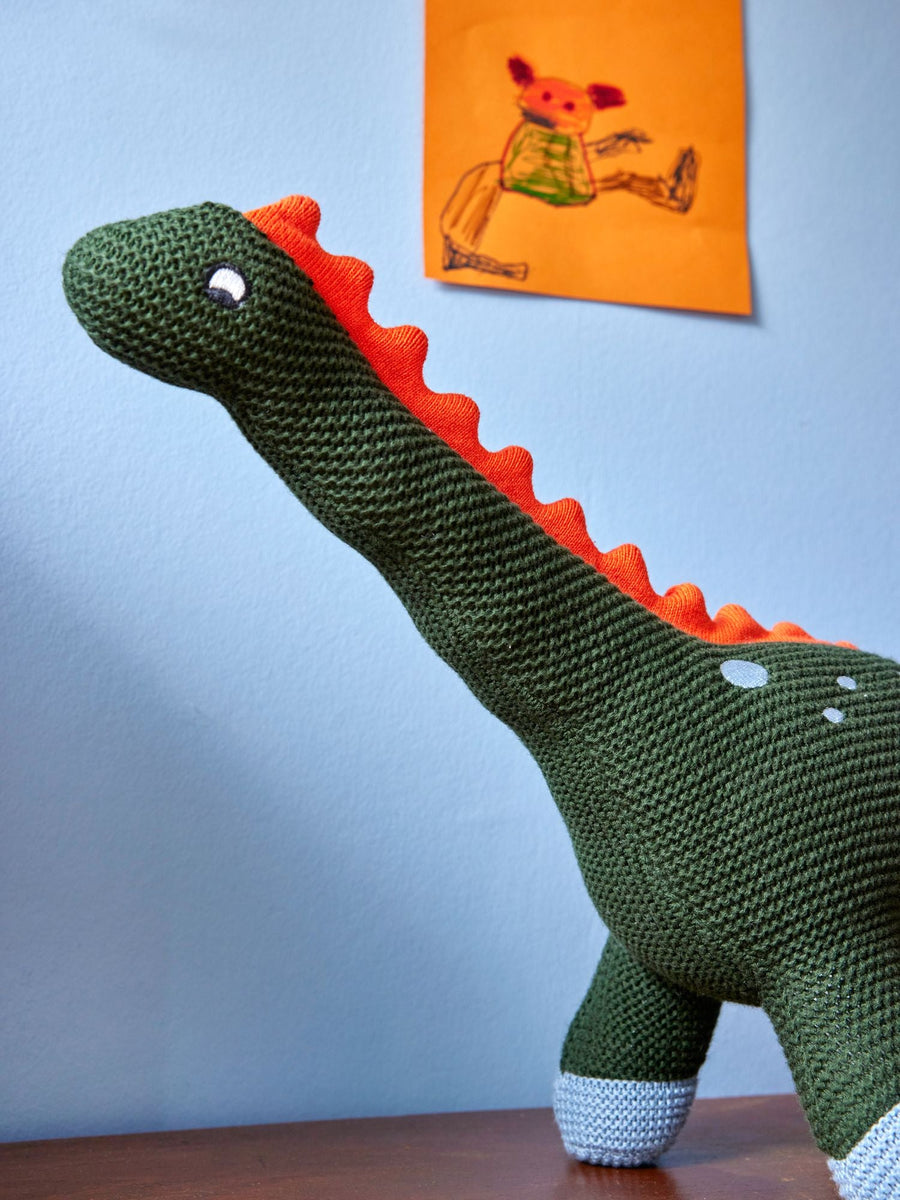 Dino Cotton Knit Teddy