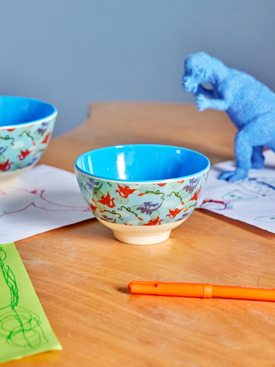 Dragon Print Melamine Small Bowl