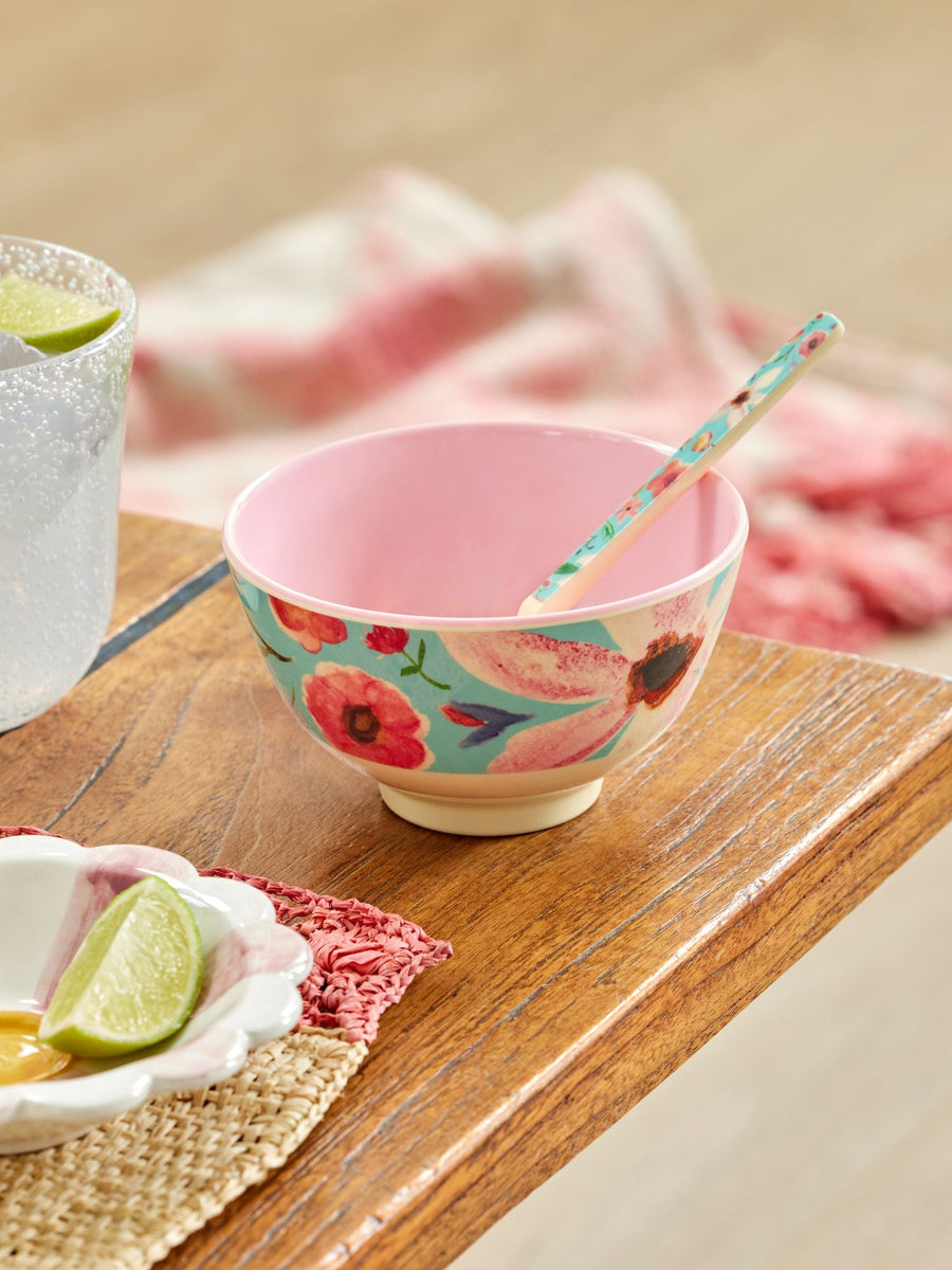 Small Melamine Bowl - Selma Flower Print
