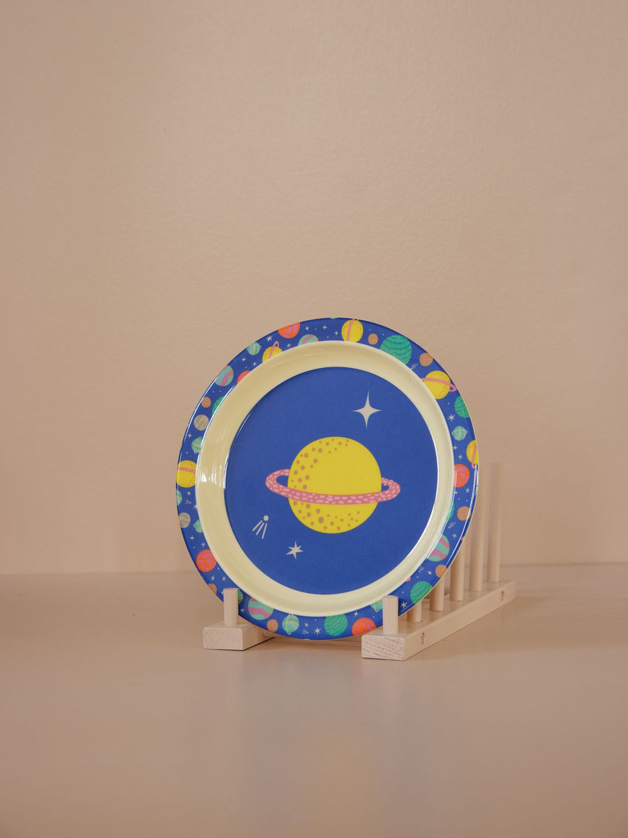 Melamine Lunch Plate - Galaxy Print