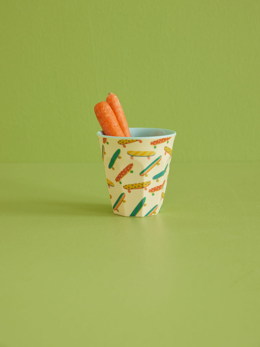 Melamine Cup - Medium - Skateboard Print