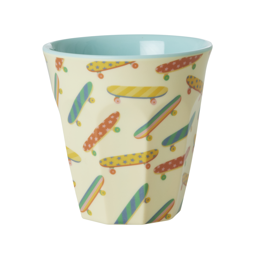 Melamine Cup - Medium - Skateboard Print