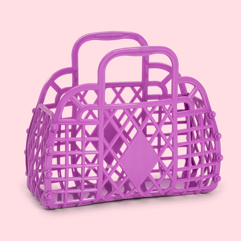 Retro Basket Jelly Bag - Mini Purple