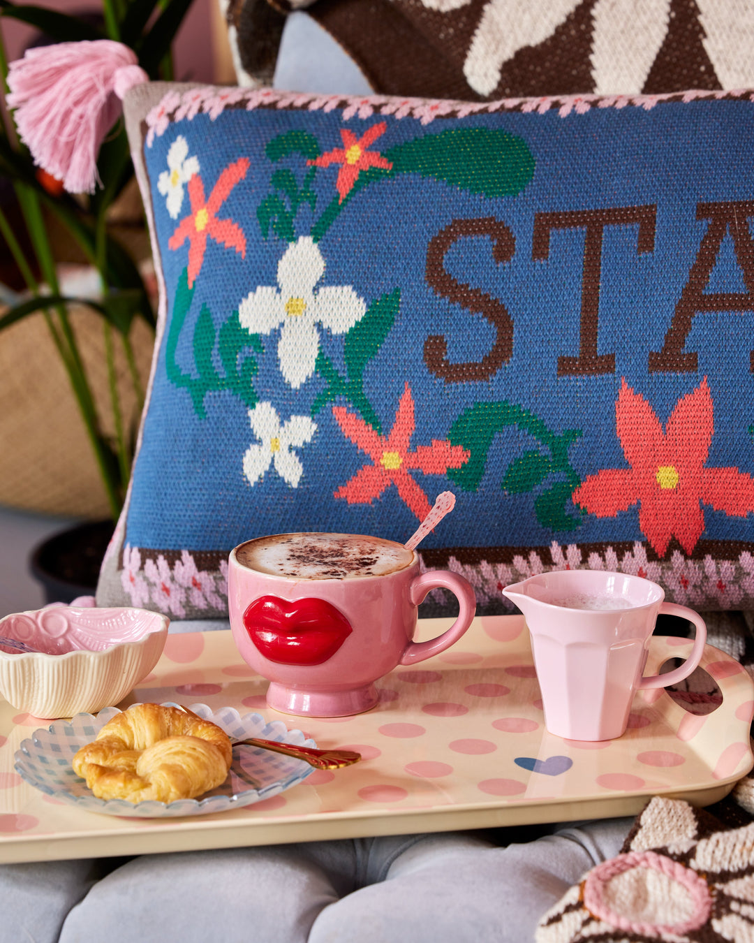 Ceramic Mug - Lips - Pink