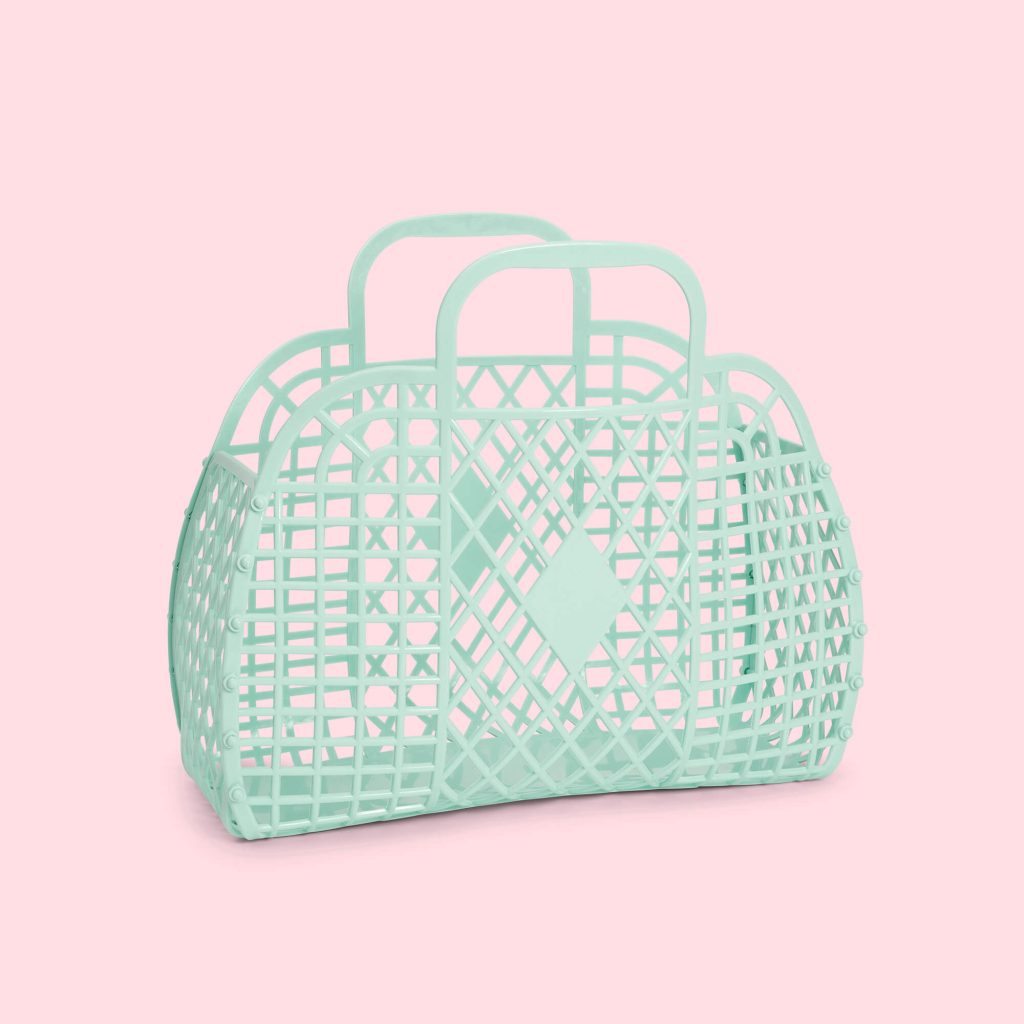 Retro Basket Jelly Bag - Small Mint