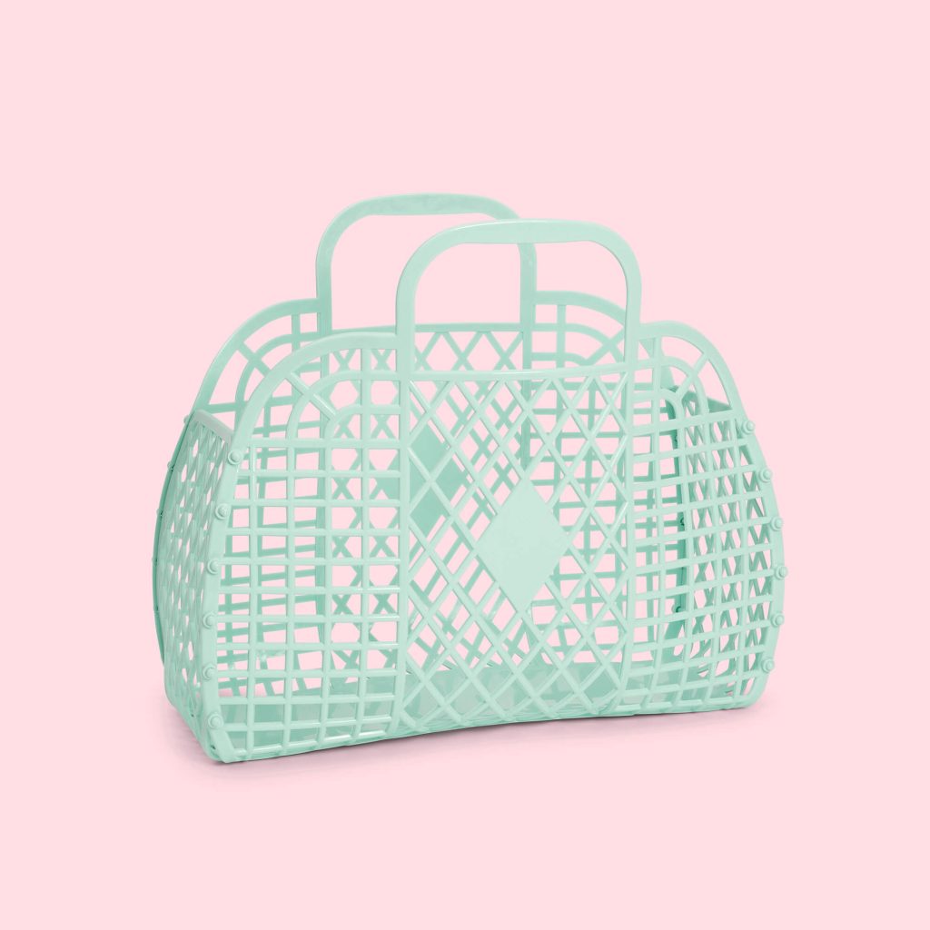 Retro Basket Jelly Bag - Small Mint