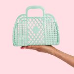 Retro Basket Jelly Bag - Small Mint