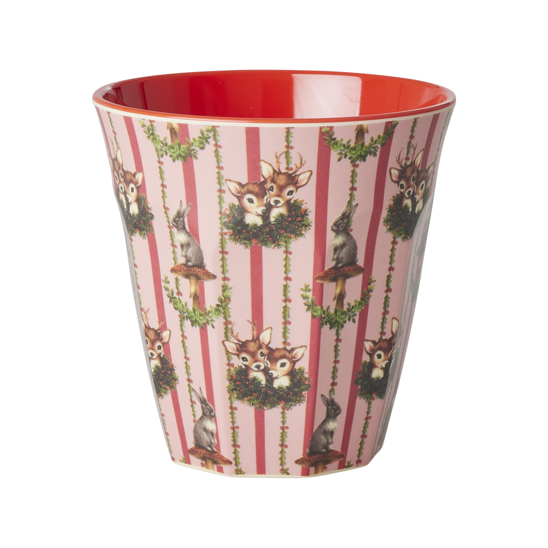 Medium Melamine Cup - Sweet Forest Print