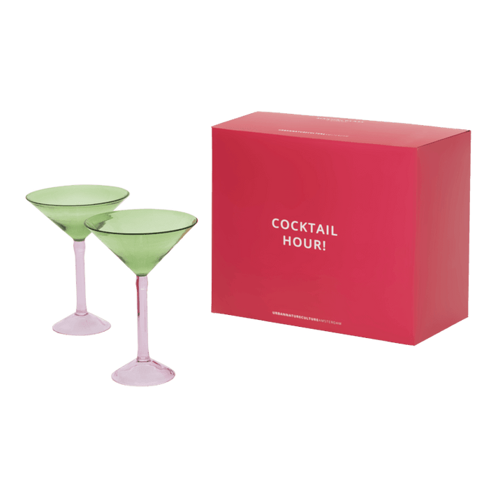 Martini Cocktail Glasses Gift Set - Set of 2