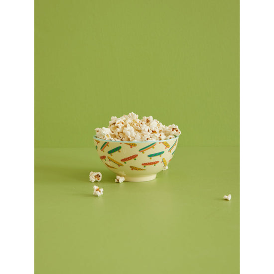 Skateboard Print Medium Melamine Bowl