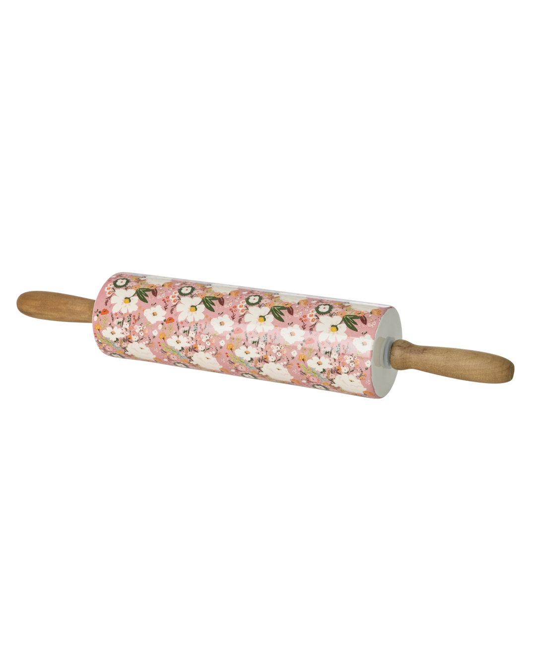 Ceramic Rolling Pin with Alison Flower Print