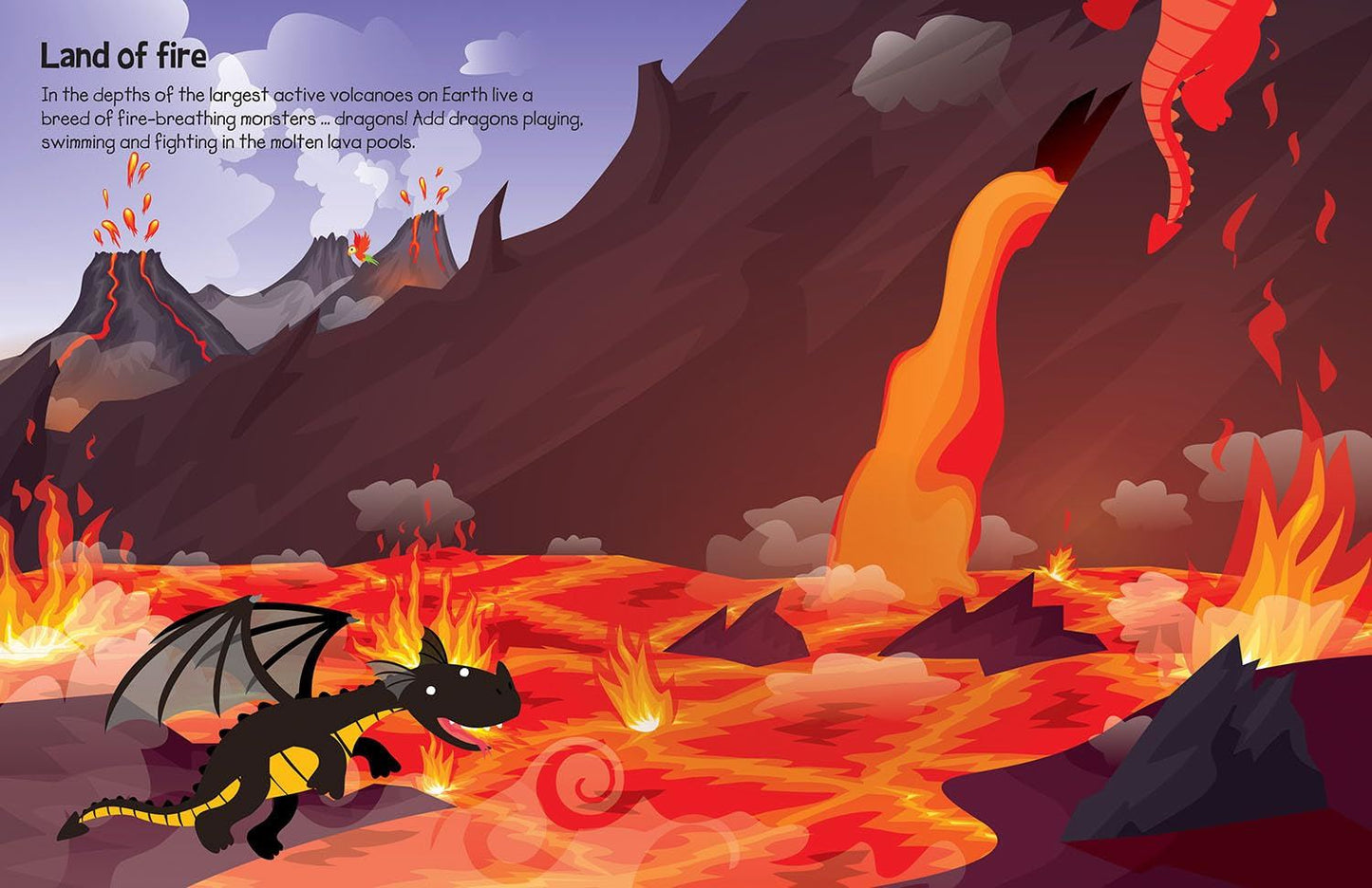 555 Sticker Fun: Dragons