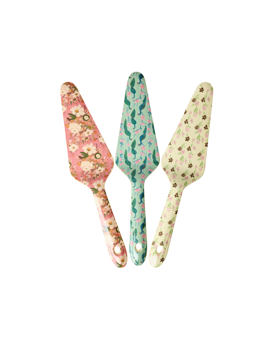Melamine Cake Server in All You Need is Love Prints