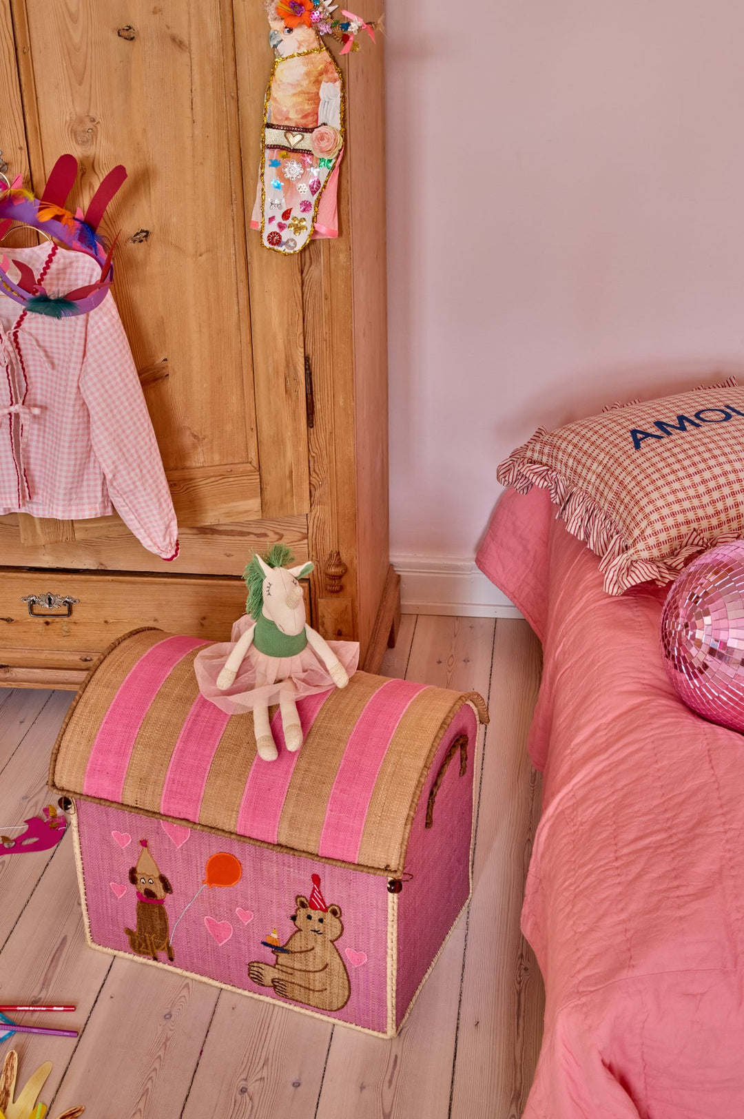 Kids Knitted Unicorn Soft Toy - Small
