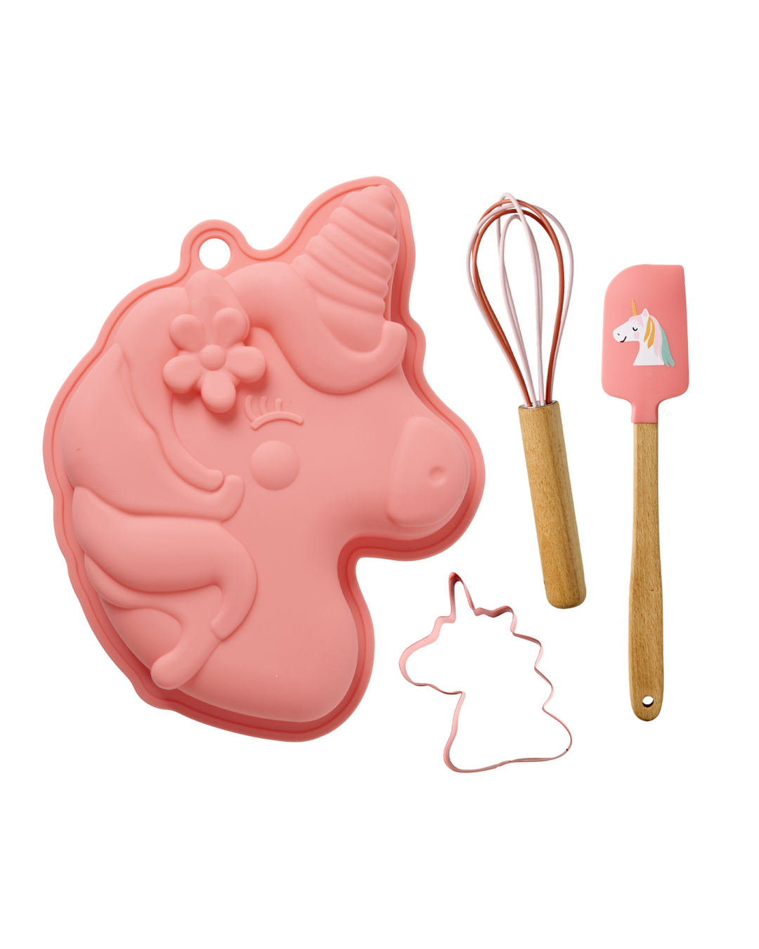 Baking Set in Unicorn Love Colours - Set of 4