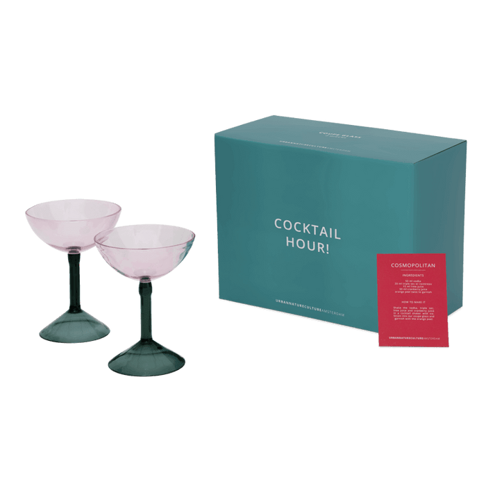 Coupe Cocktail Glasses Gift Set - Set of 2