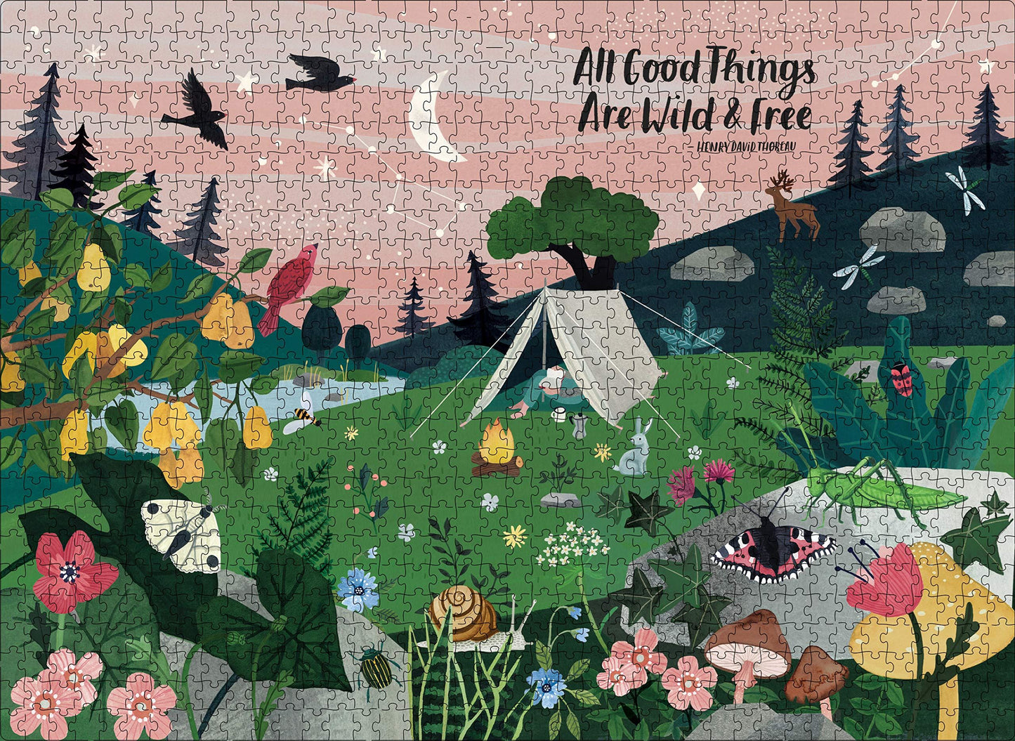 All Good Things Are Wild & Free 1000 Piece Jigsaw Puzzle