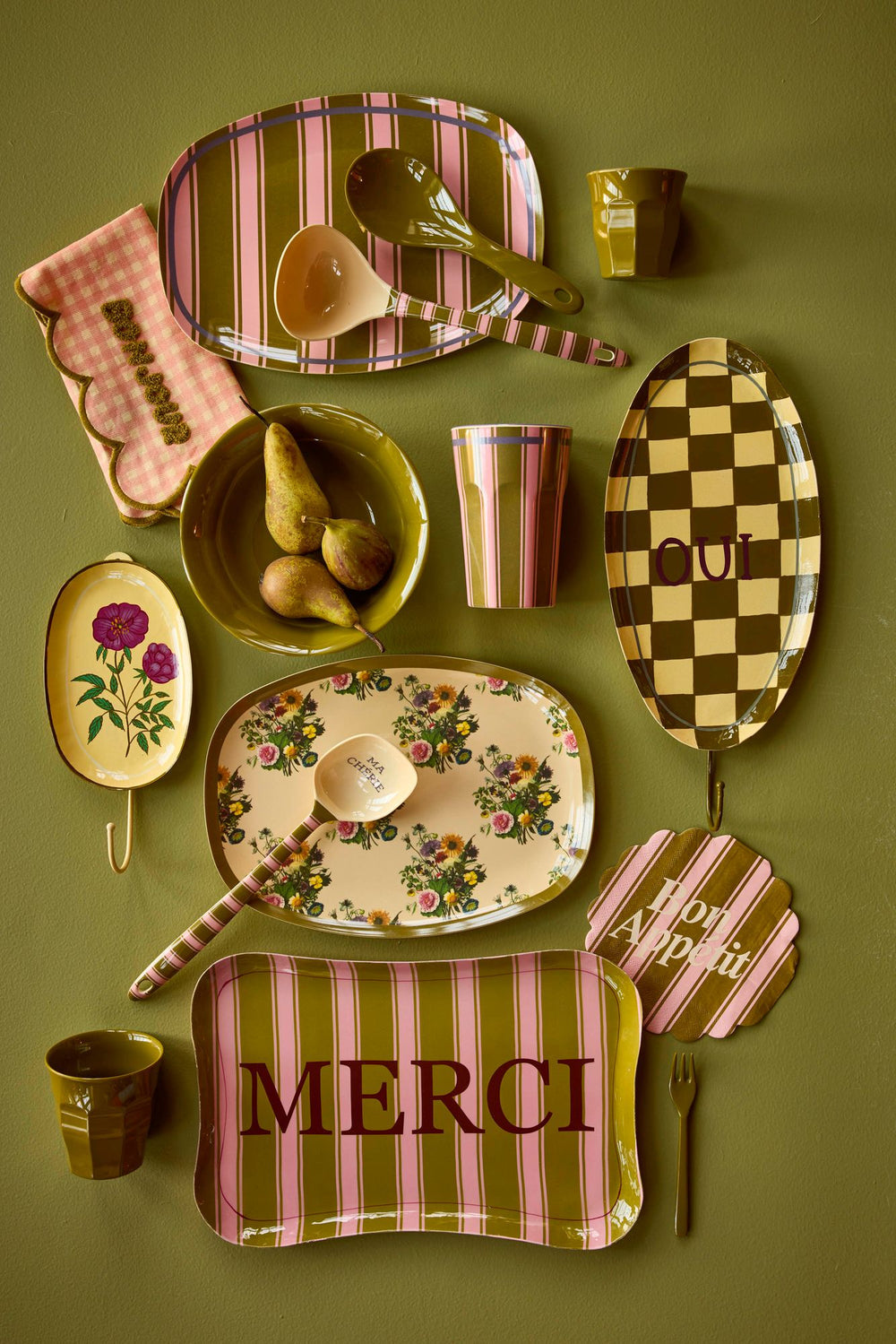 Stripe Delight- Tall Melamine Cup