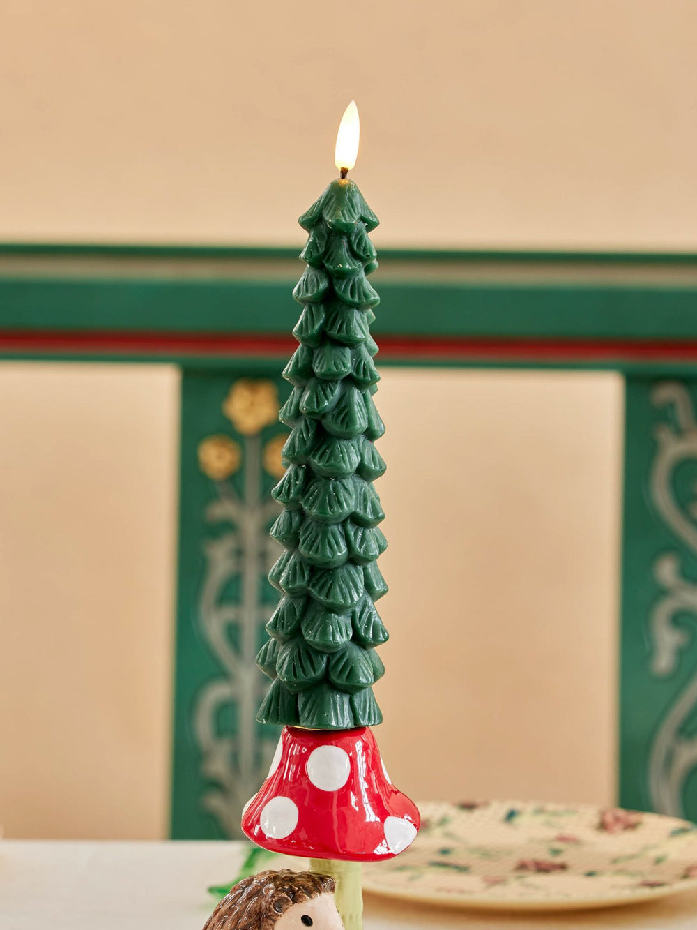 Christmas Tree Shaped LED Candle - 2 pack