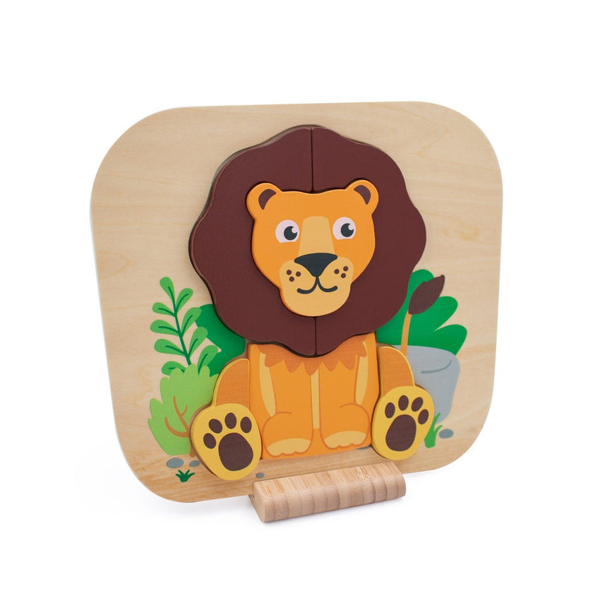 Safari Raised Wooden Puzzle - Lion