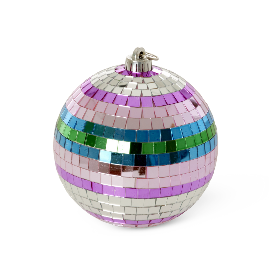 Medium Multi Stripe Disco Ball