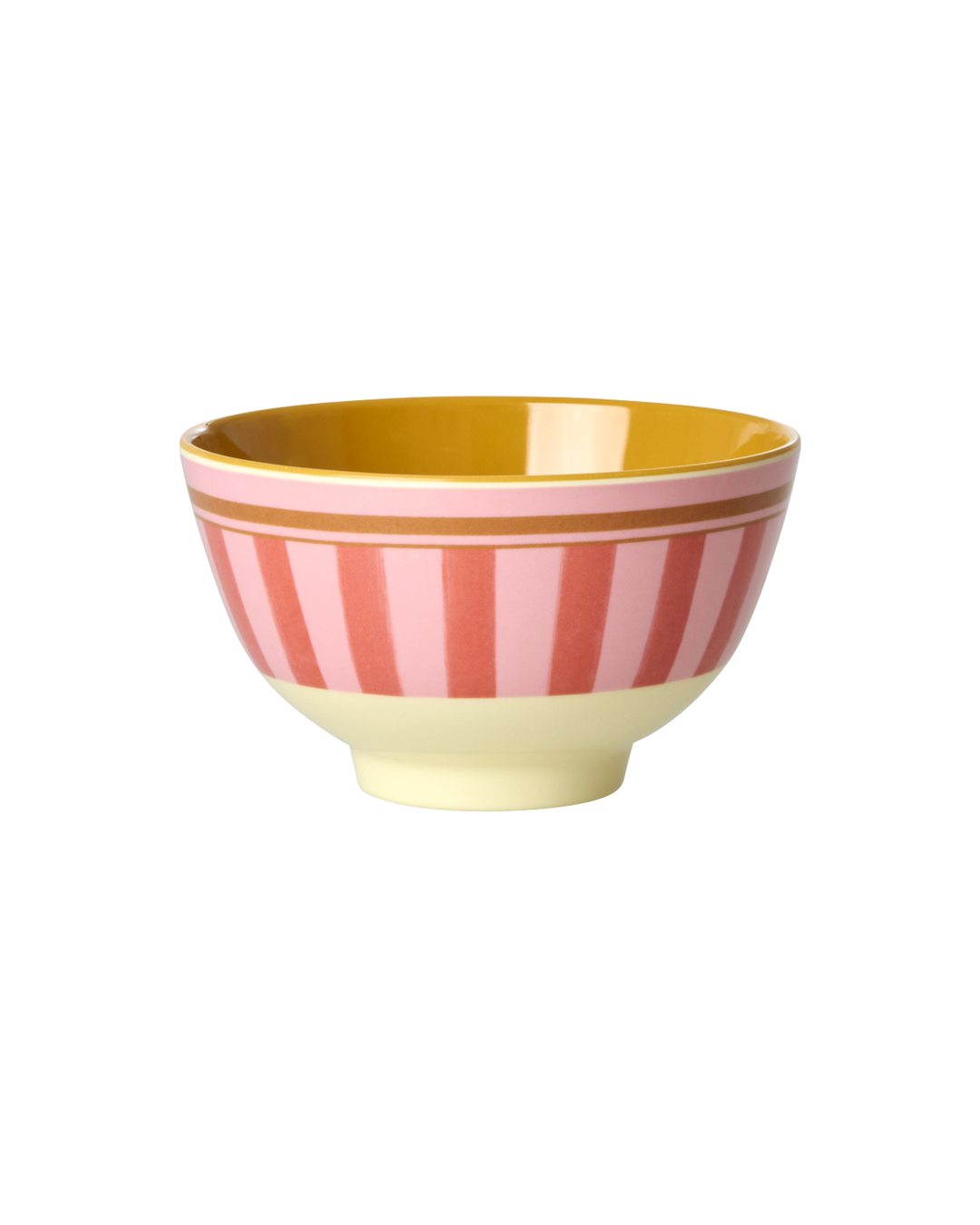 Melamine Bowl with Organic Stripes Print - Bowl