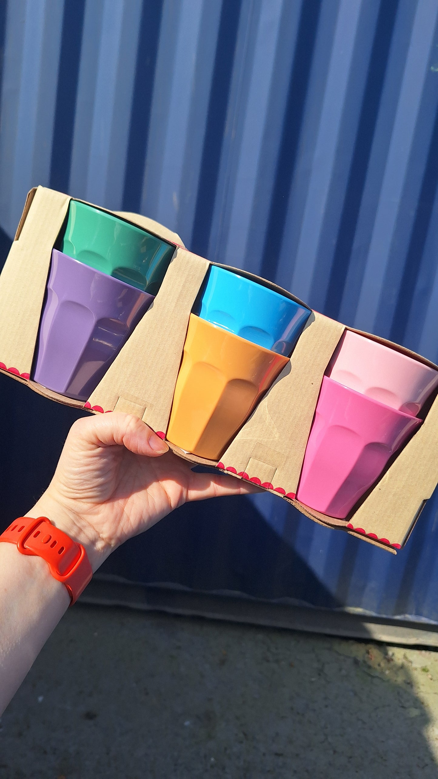 Set of 6 cups ss24 colours