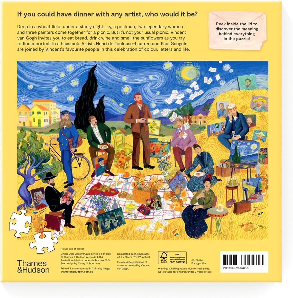 Dinner With Van Gogh - 1000 Piece Puzzle