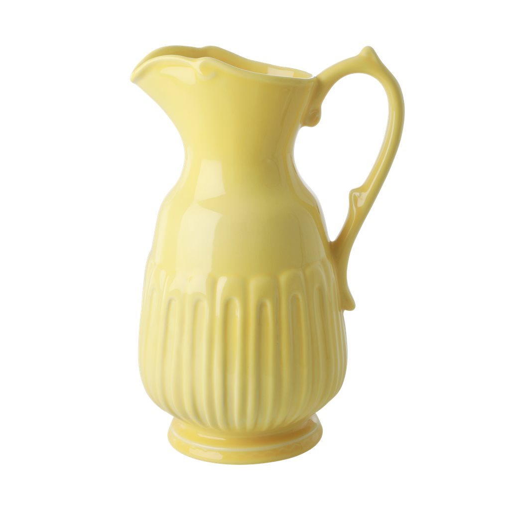 CERAMIC JUG - YELLOW