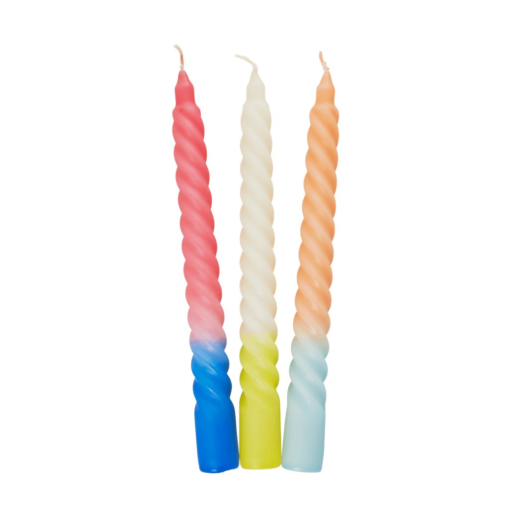 Twisted Candle stick - blue