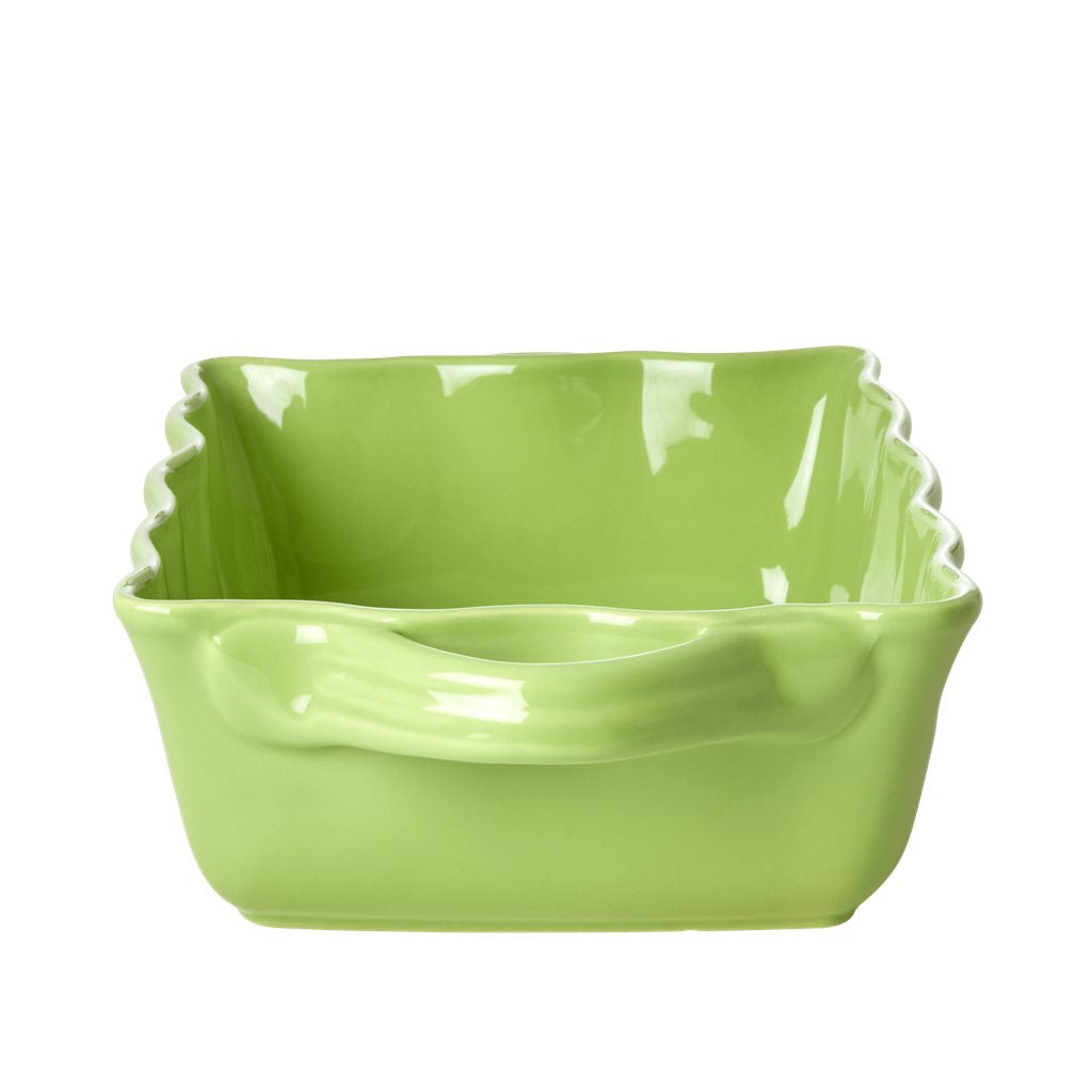 Medium Stoneware Oven Dish - Green