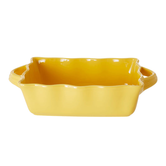Medium Stoneware Oven Dish - Yellow