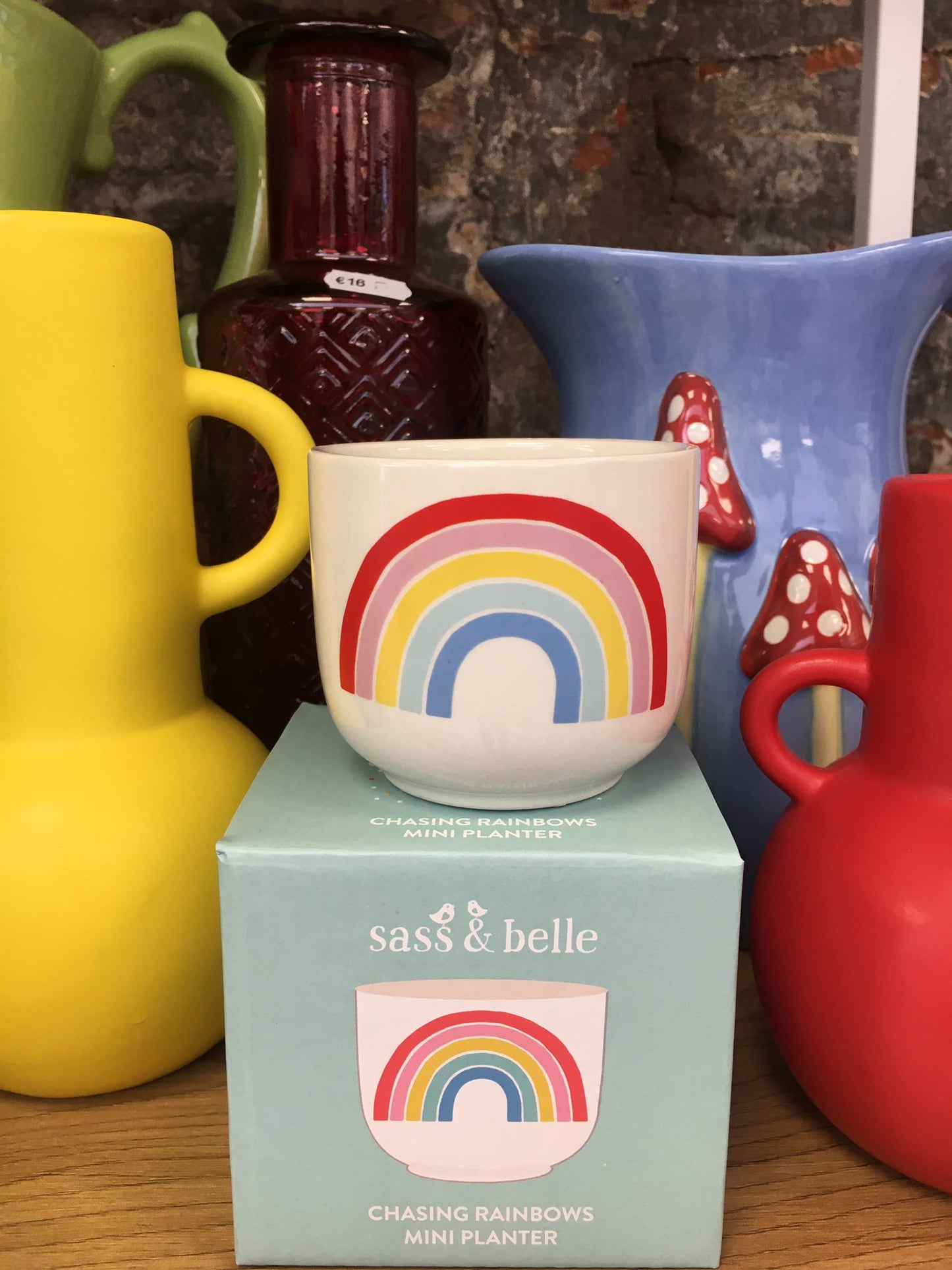 Rainbow Mini Planter