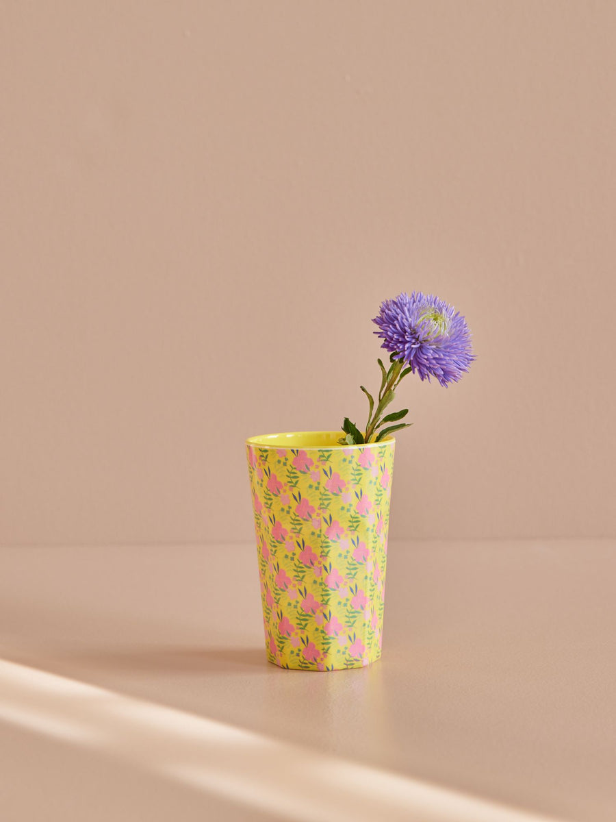 Melamine Tall Cup by Rice with Sunny Days Print
