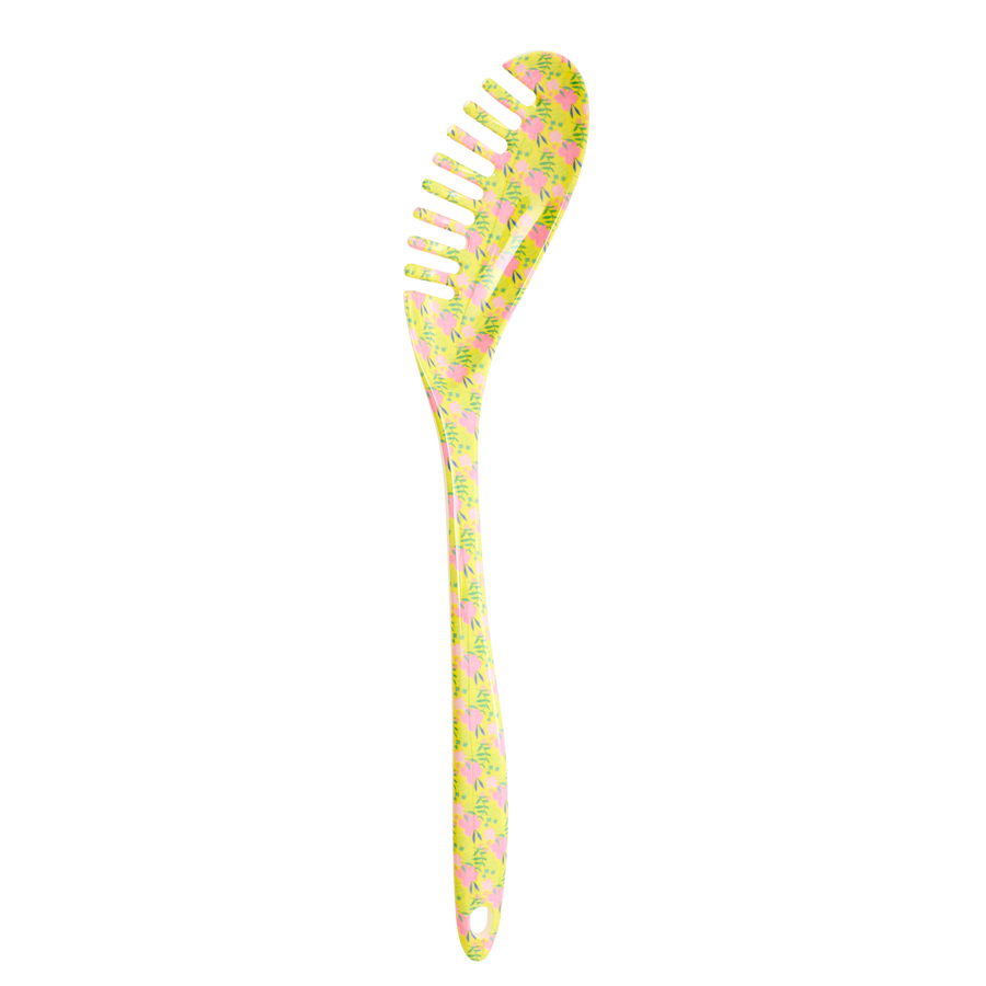 Melamine Pasta Spoon by Rice in Flower Me Happy Print