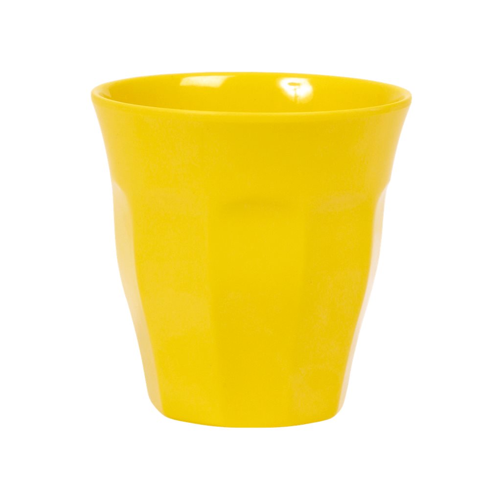 MEDIUM MELAMINE CUP - YELLOW